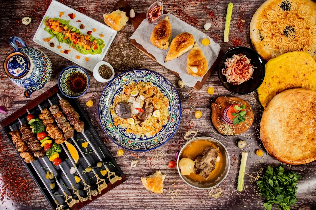 Dishes of Uzbek cuisine